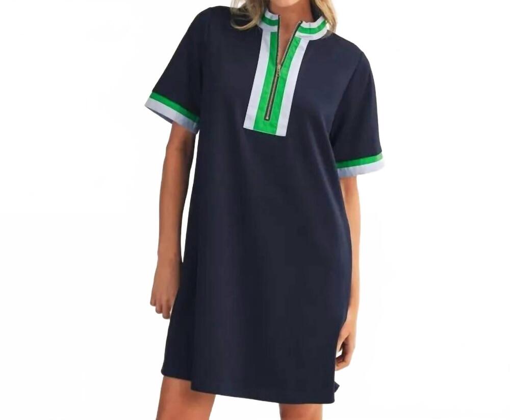 NEW STYLE USA casual mini dress in navy
